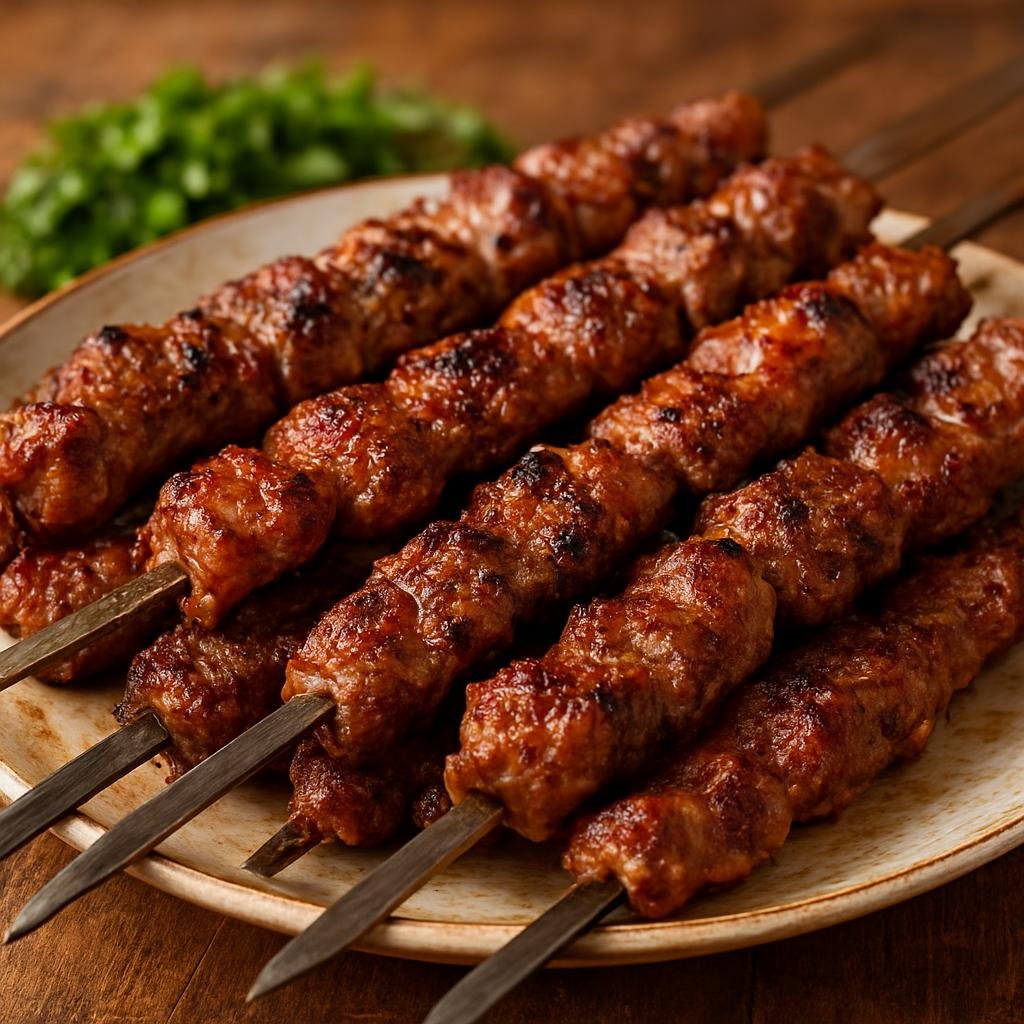 Entree: Armenia – Armenian Highlands – Խորոված ➤ Khorovats (Armenian-style marinated meat grilled on skewers over an open flame) recipe
