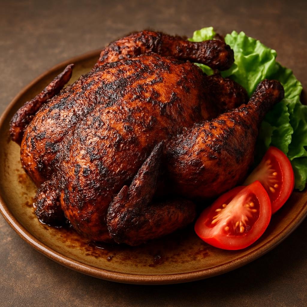 Entree: Guadeloupe – Northern Culinary Region – Poulet Boucané (Guadeloupean Creole smoked and spiced whole chicken) recipe