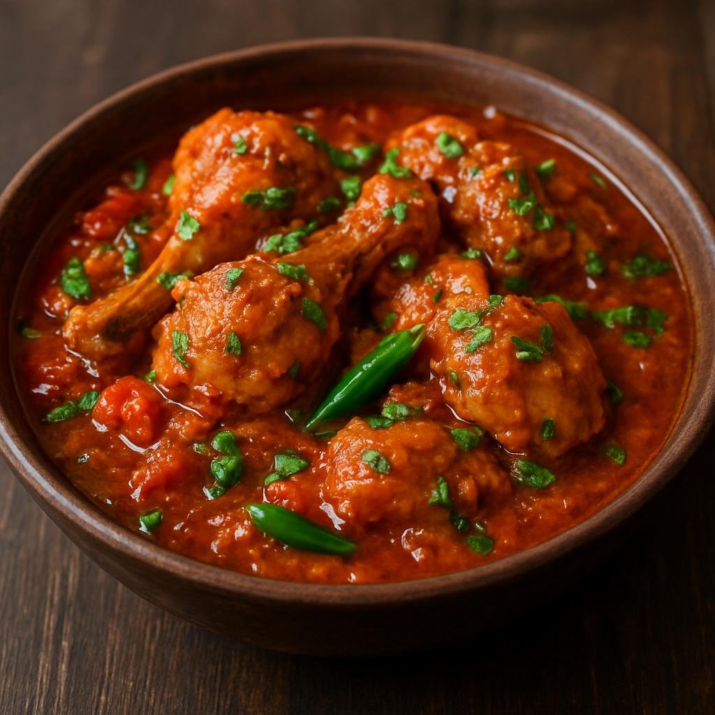 Entree: Bhutan – Central Culinary Region – ཇ་ཤ་མ་རུའི ➤ Jasha Maroo (Spicy Bhutanese chicken stew flavored with ginger, garlic, tomatoes, and fresh chilies) recipe
