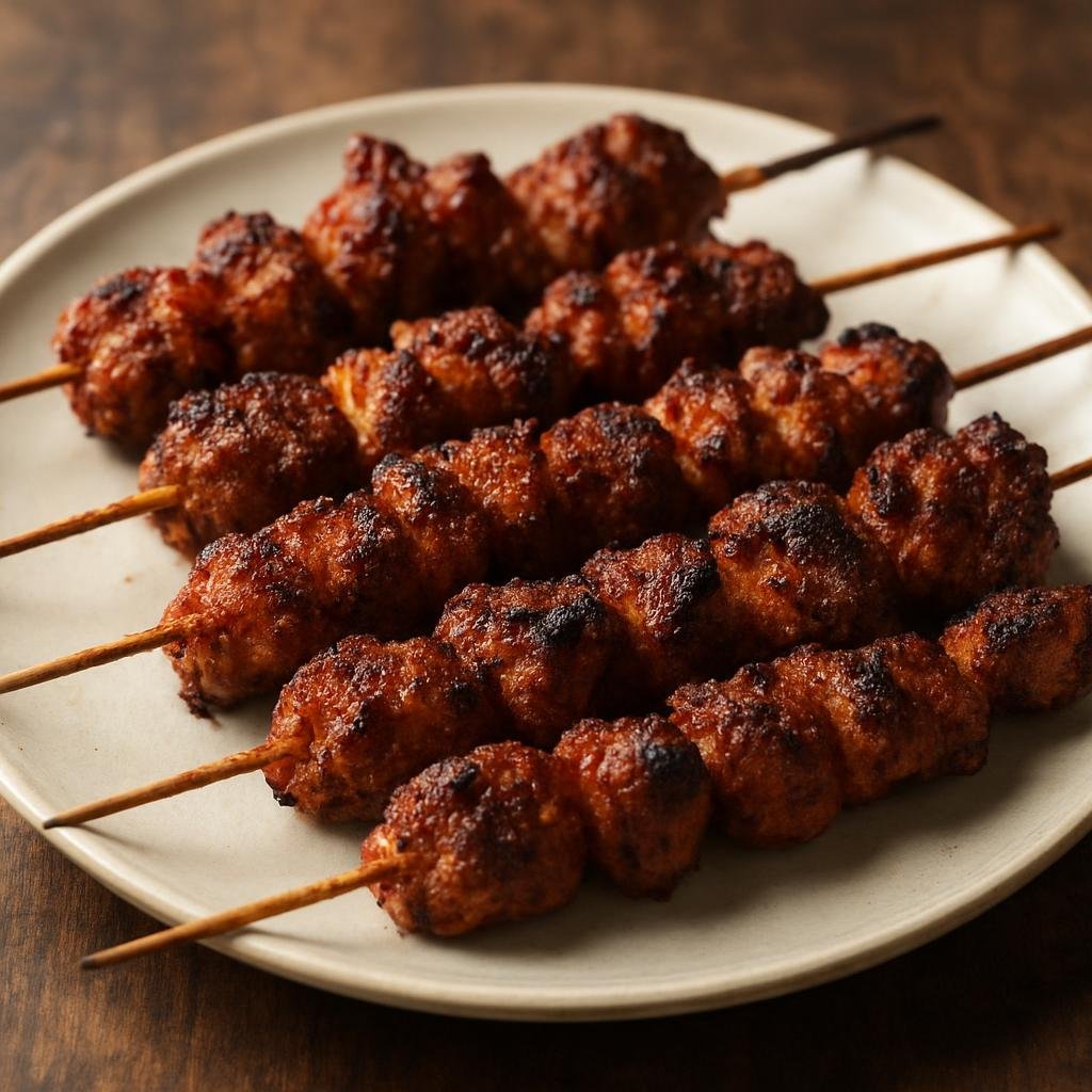 Entree: Tanzania – Lake Victoria Tanzania – Mishikaki (Skewered marinated grilled meat seasoned with East African spices) recipe