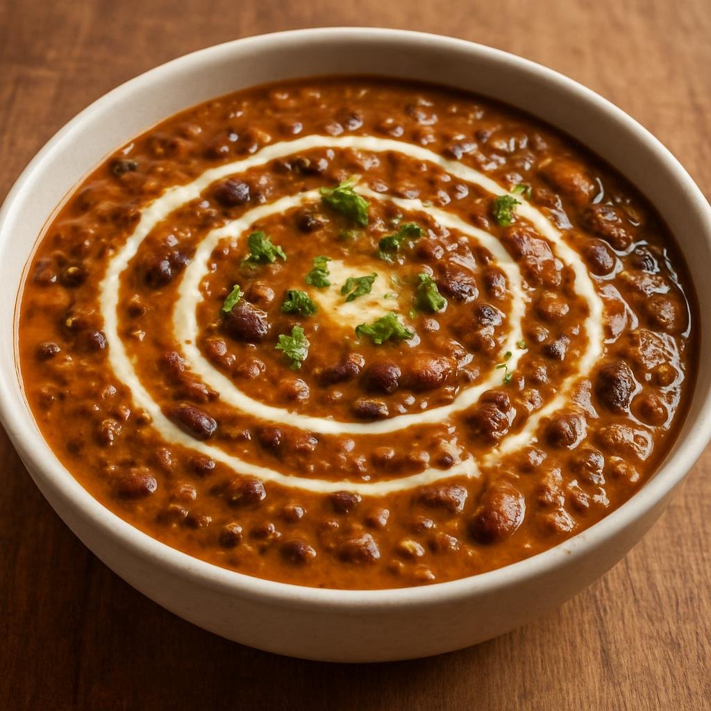 Entree: Singapore – Indian Singapore – Dal Makhani (Creamy slow-cooked black lentils and kidney beans in a buttery tomato sauce) recipe