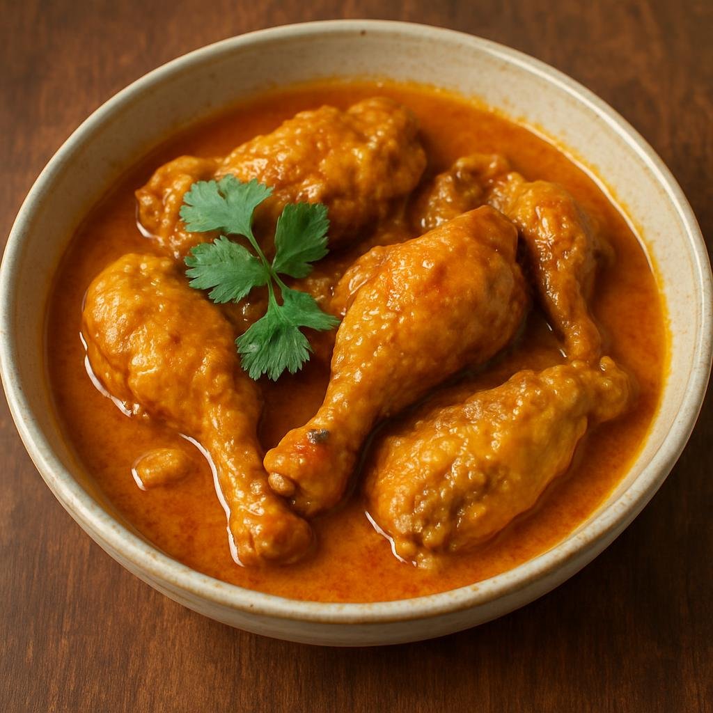 Entree: Madagascar – Northern Culinary Region – Akoho Rony (Northern Malagasy braised chicken in coconut-ginger sauce) recipe
