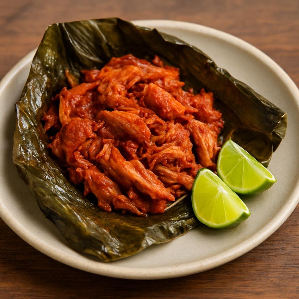 Entree: Belize – Central Culinary Region – Pibil (Achiote‑marinated, banana‑leaf‑wrapped slow‑roasted pork prepared in the traditional buried or oven‑roasted pibil method) recipe