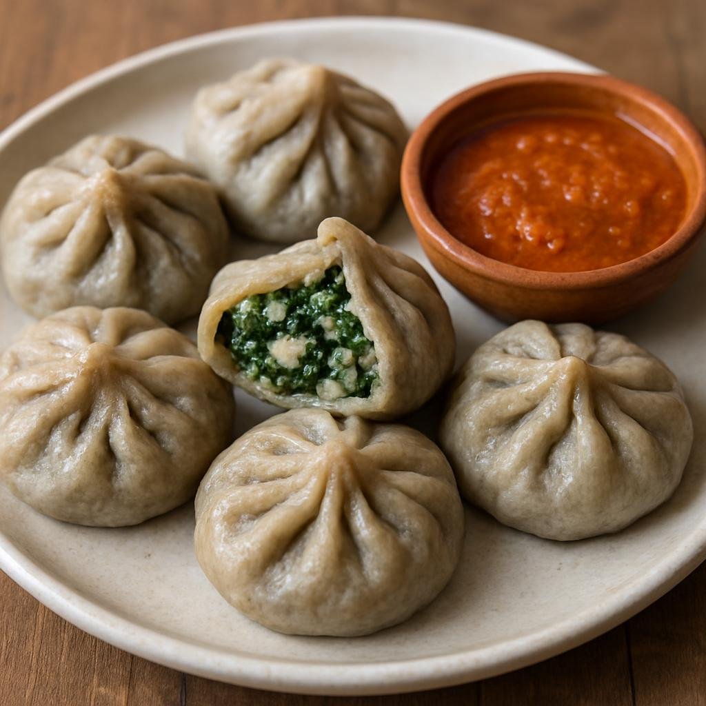 Entree: Bhutan – Central Culinary Region – ཧོན་ཏེ ➤ Hoentay (Buckwheat-based steamed dumplings filled with spinach and local cheese) recipe