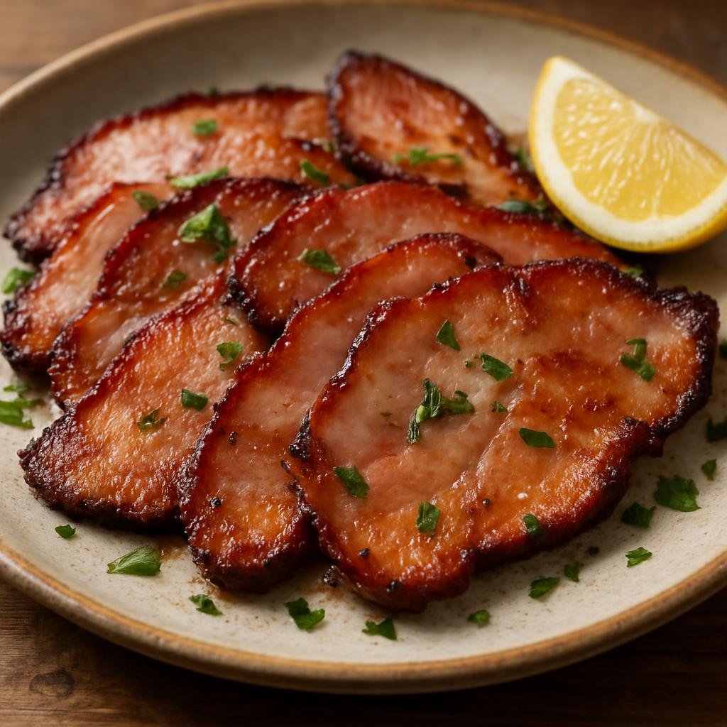 Entree: Cyprus – Λούντζα ➤ Lountza (Traditional Cypriot dry-cured and smoked pork loin typically served thinly sliced and quickly pan-seared or grilled) recipe