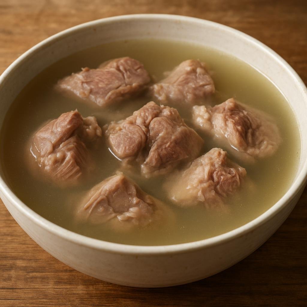 Entree: Mongolia – Northern Culinary Region – чанасан мах ➤ Chanasan Makh (Traditional boiled meat dish of tender mutton or beef served simply with its clear broth) recipe