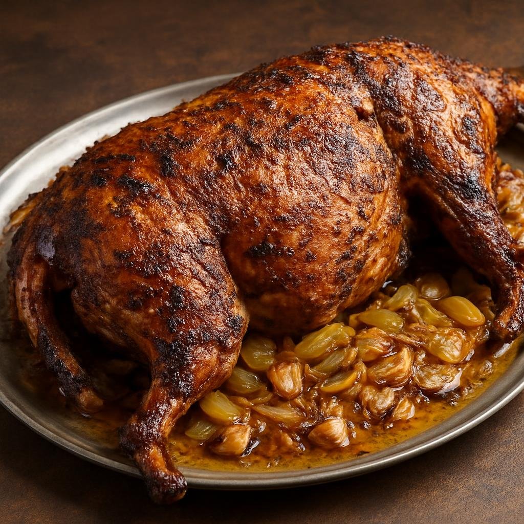 Entree: Iran – Baluchi Iran – بره بلوچی ➤ Barreh-ye Baluchi (Slow-roasted whole lamb seasoned with regional Balochi spices and a garlic-onion marinade) recipe