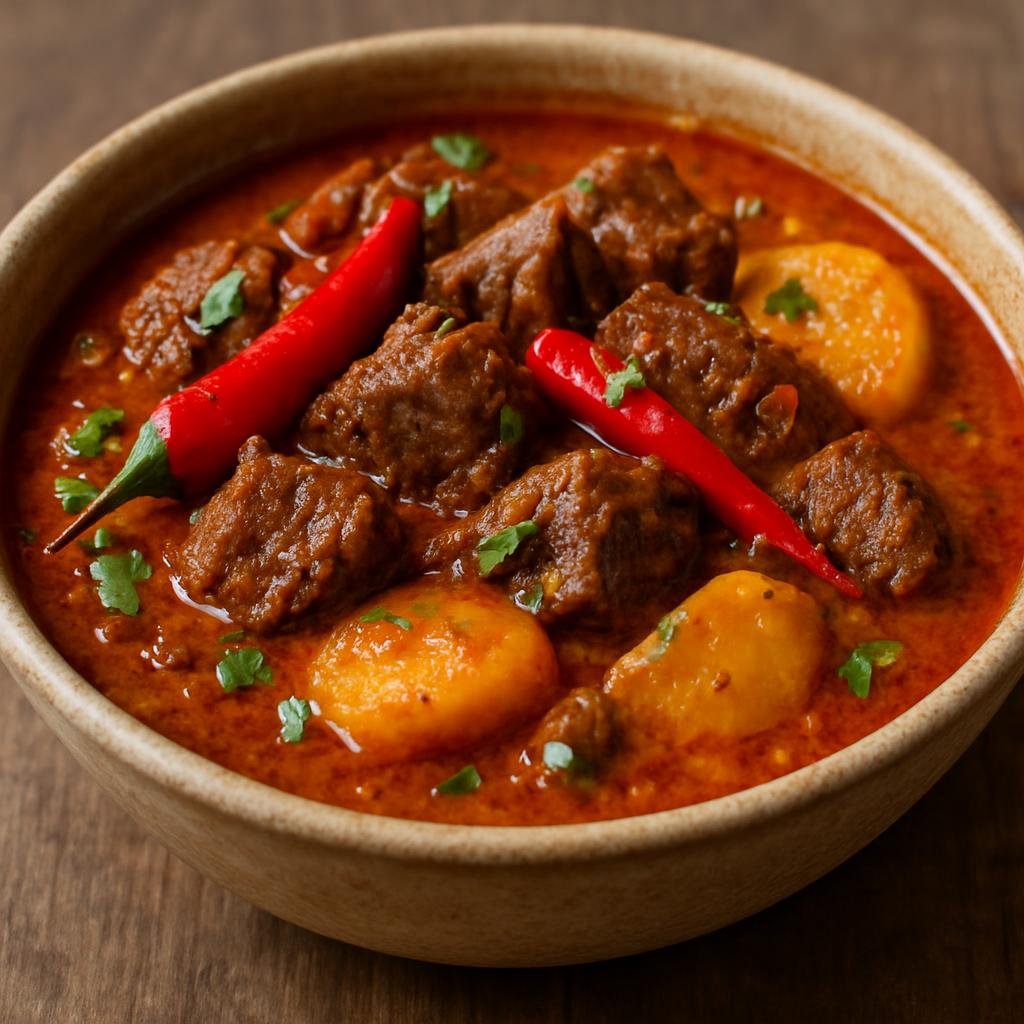 Entree: Madagascar – Northern Culinary Region – Sakay (Fiery northern Malagasy stew of beef, chilies and coconut) recipe