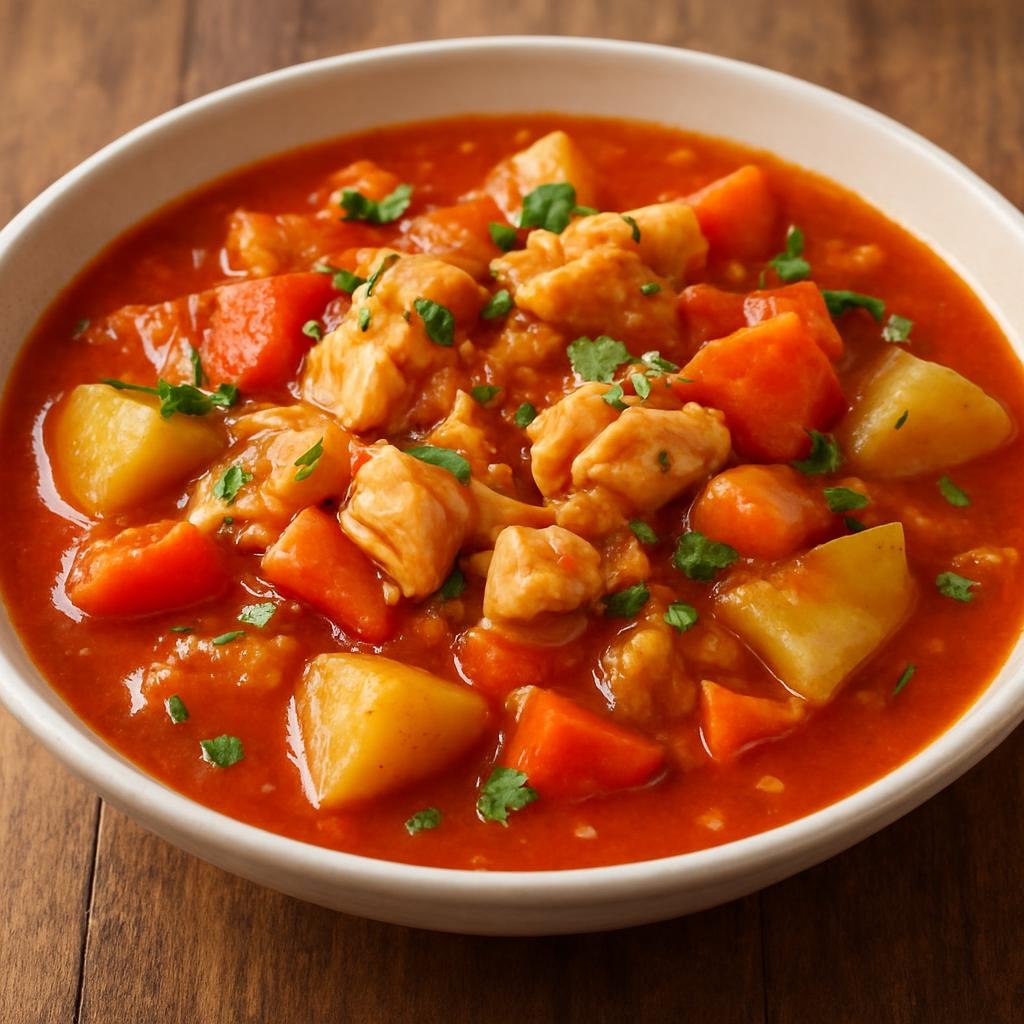 Entree: Bonaire, Sint Eustatius and Saba – Northern Culinary Region – Conch Stew (Hearty Caribbean tomato-based stew of conch and root vegetables) recipe