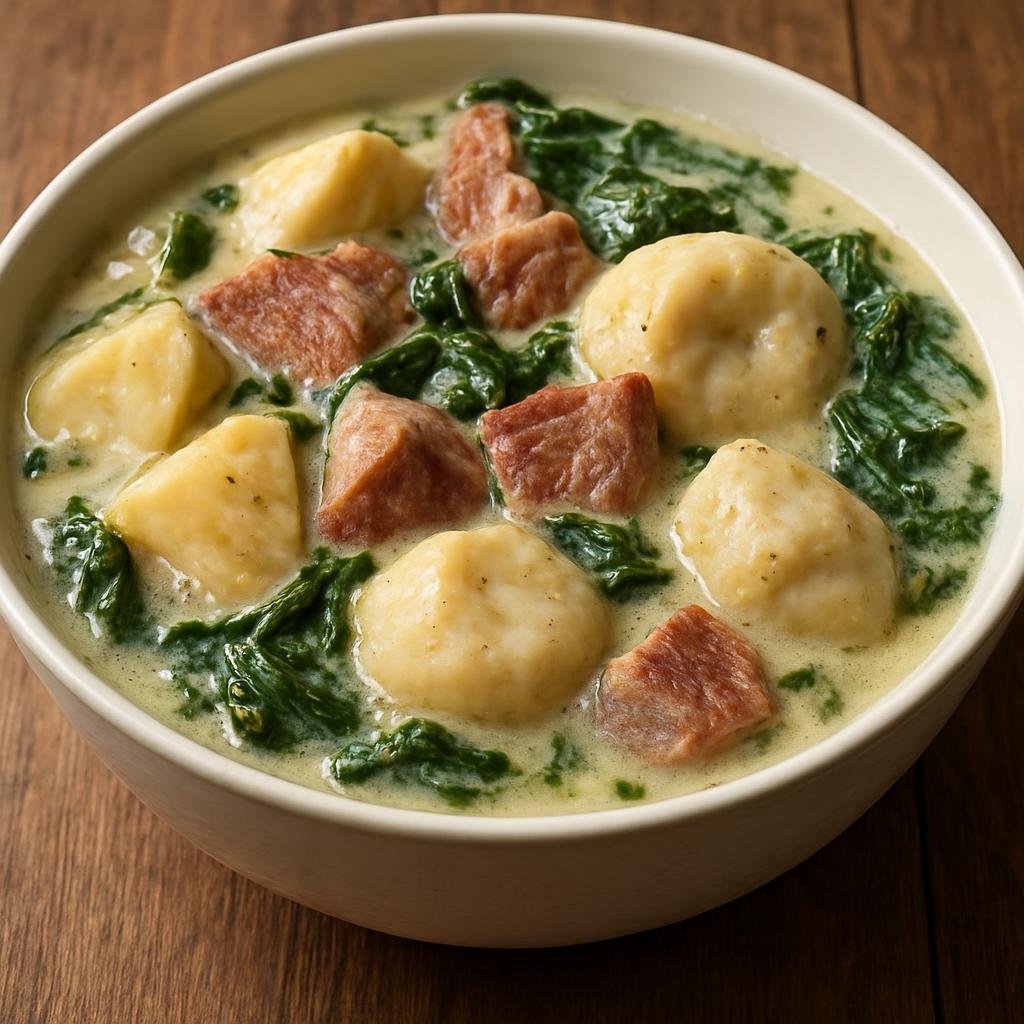 Entree: Trinidad and Tobago – Southern Culinary Region – Oil Down (One-pot Trinidadian stew of breadfruit, salted meats, greens and dumplings simmered in coconut milk) recipe