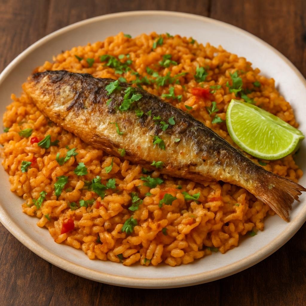 Entree: Colombia – Caribbean Coast – Arroz de Lisa (Rice cooked with mullet and Caribbean aromatics) recipe