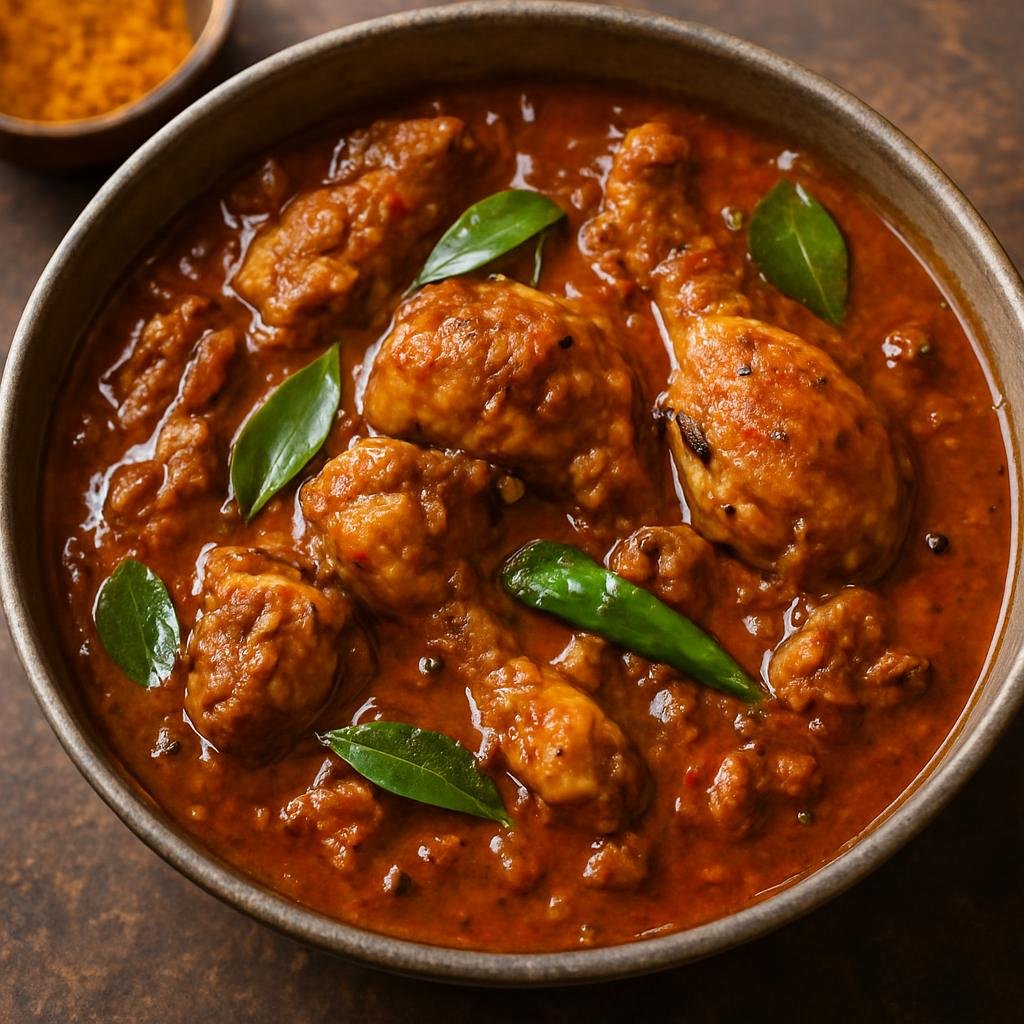 Entree: India – Rayalaseema – నాటు కోడి పులుసు ➤ Natu Kodi Pulusu (Rustic tamarind-based country chicken stew) recipe