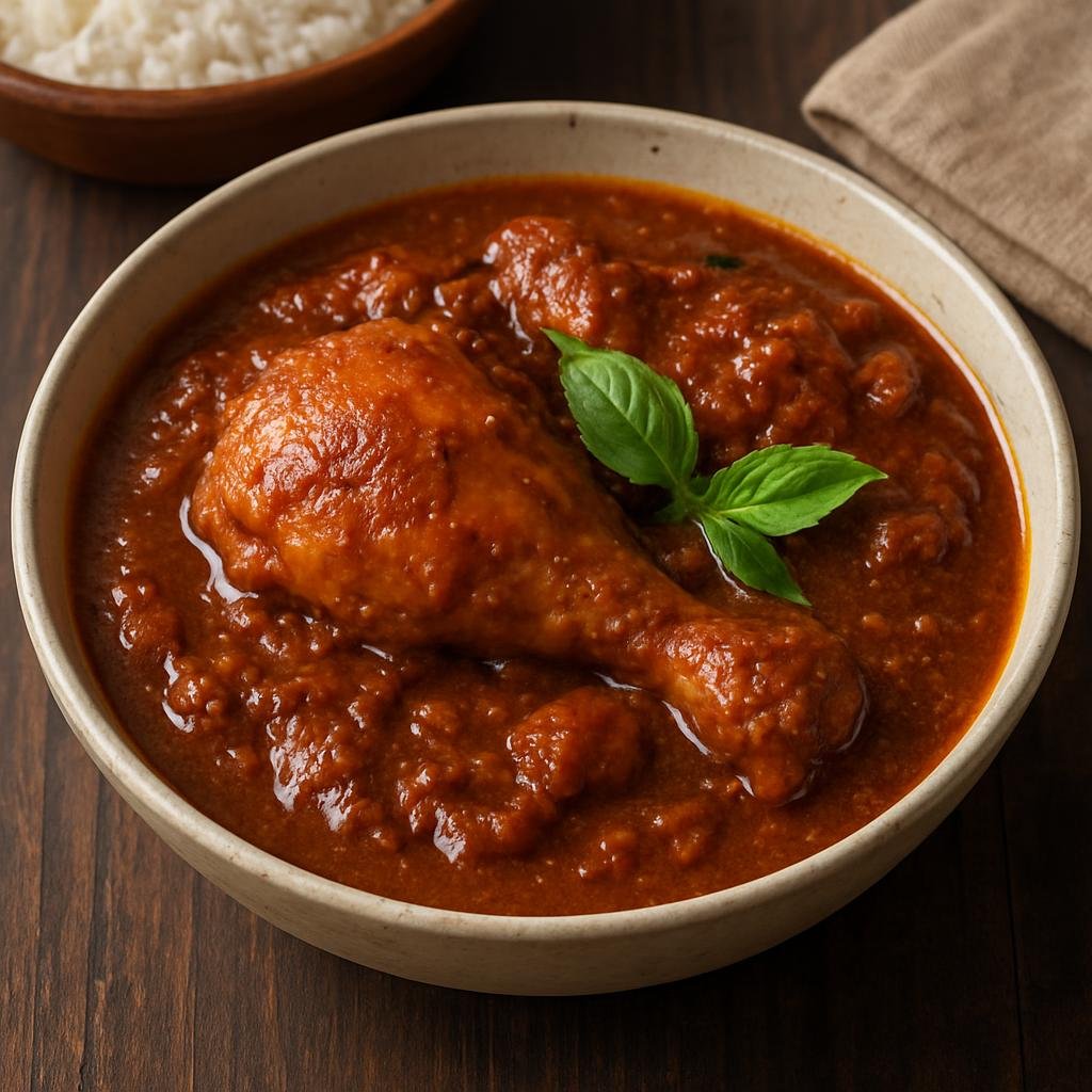 Entree: El Salvador – Southern Culinary Region – Gallo en Chicha (braised chicken in sweet-spiced sauce) recipe