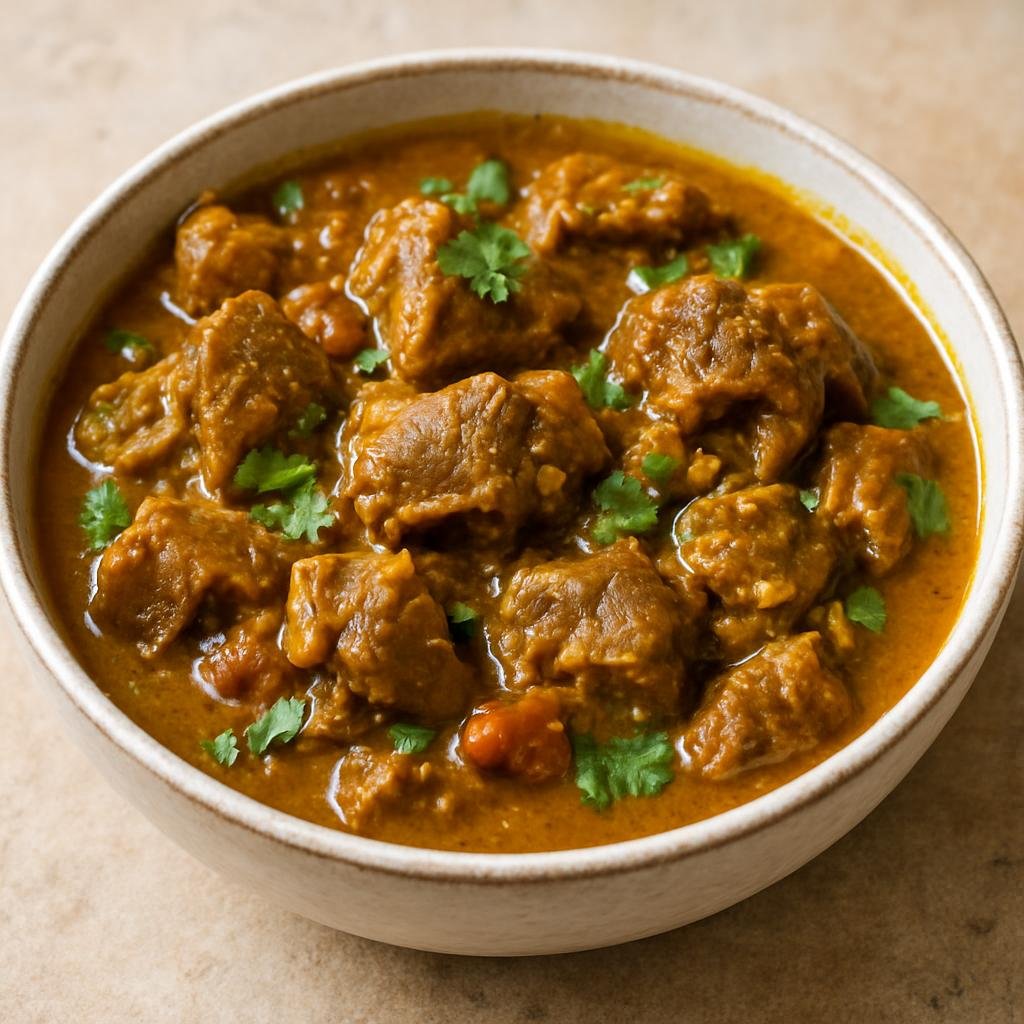 Entree: Bonaire, Sint Eustatius and Saba – Southern Culinary Region – Goat Curry (Slow-simmered Caribbean goat stew flavored with warm curry spices) recipe