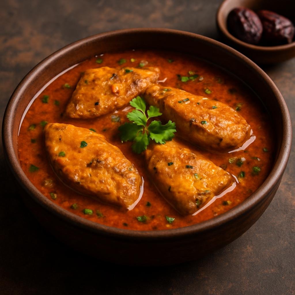 Entree: British Indian Ocean Territory – Southern Culinary Region – Goan Fish Curry (Tangy coconut-based Goan-style fish curry with kokum or tamarind and aromatic spices) recipe