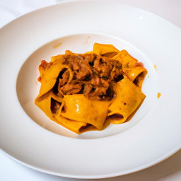 Entrée: Italy – Pappardelle al Ragù di Manzo (Pappardelle with Beef Ragù) recipe