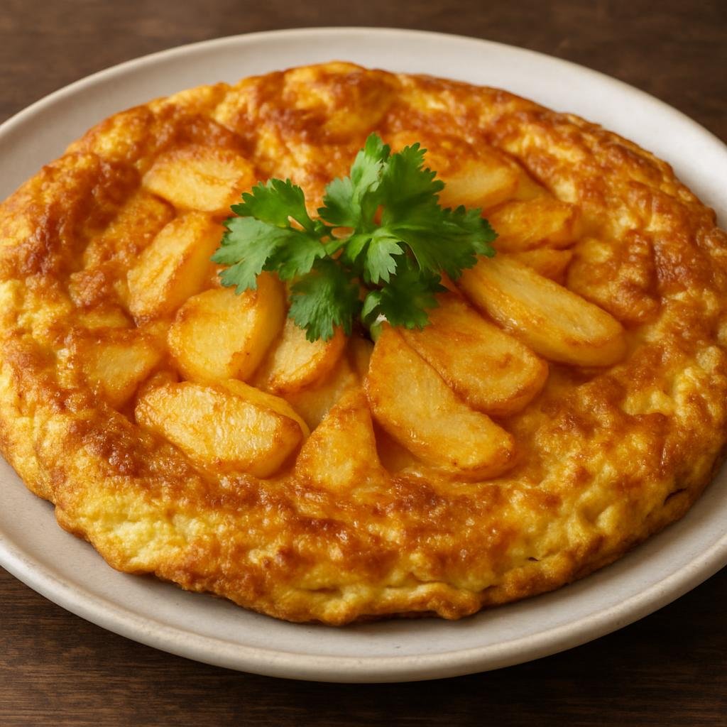 Entree: Tanzania – Tanzanian Highlands – Chipsi Mayai (Thick omelette made with fried potatoes and eggs) recipe