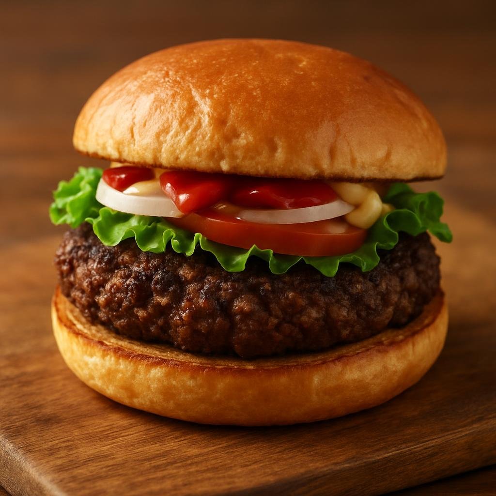 Entree: Canada – Interior British Columbia – Bison Burger (Grilled ground bison patties served on toasted buns with classic burger condiments) recipe