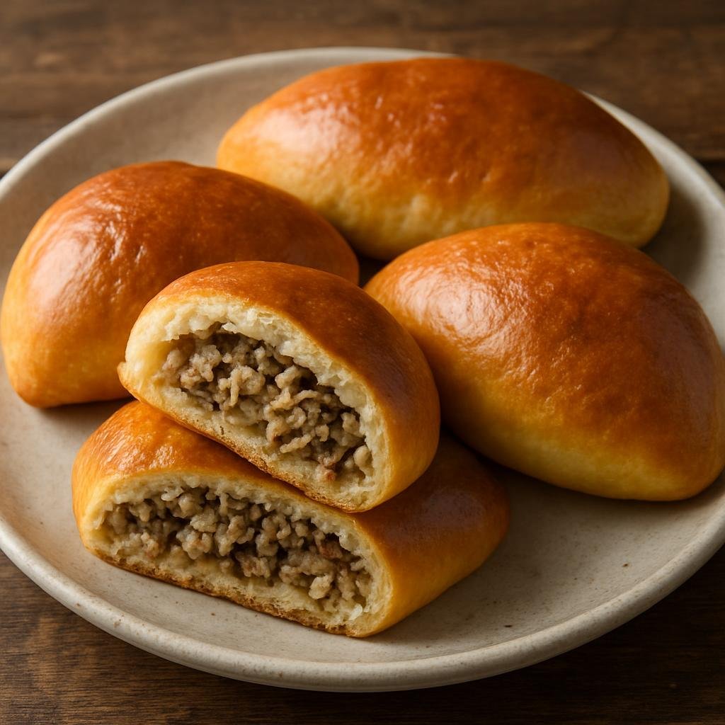 Entree: Greece – Greek Pontic Cuisine – Ποντιακά πιροσκί ➤ Pontiaka piroshki (Savory filled yeast buns from the Pontic Greek tradition) recipe