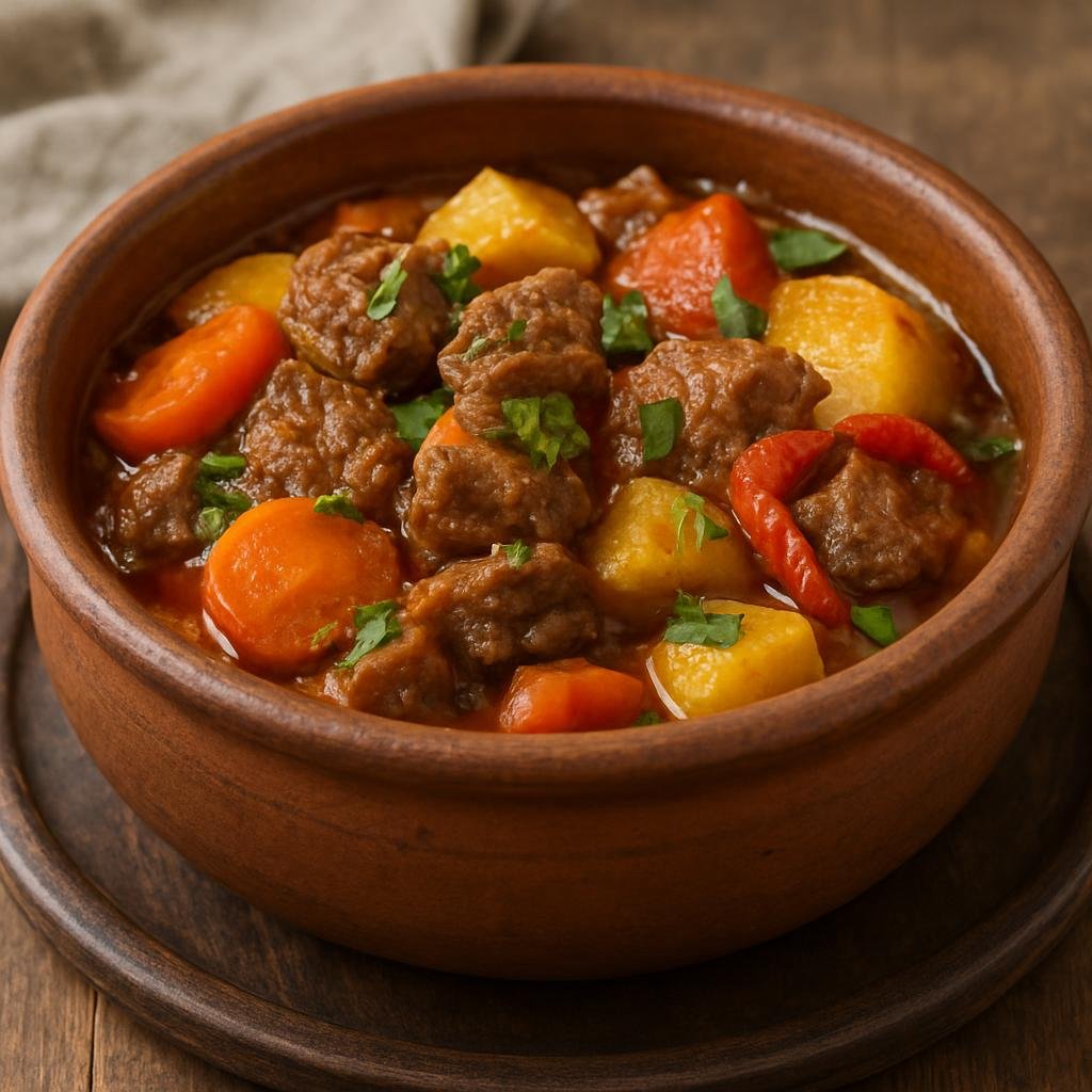 Entree: Georgia – Tbilisi & Eastern Georgia – ჭანახი ➤ Chanakhi (Slow-braised Georgian lamb and vegetable stew cooked in layered earthenware) recipe