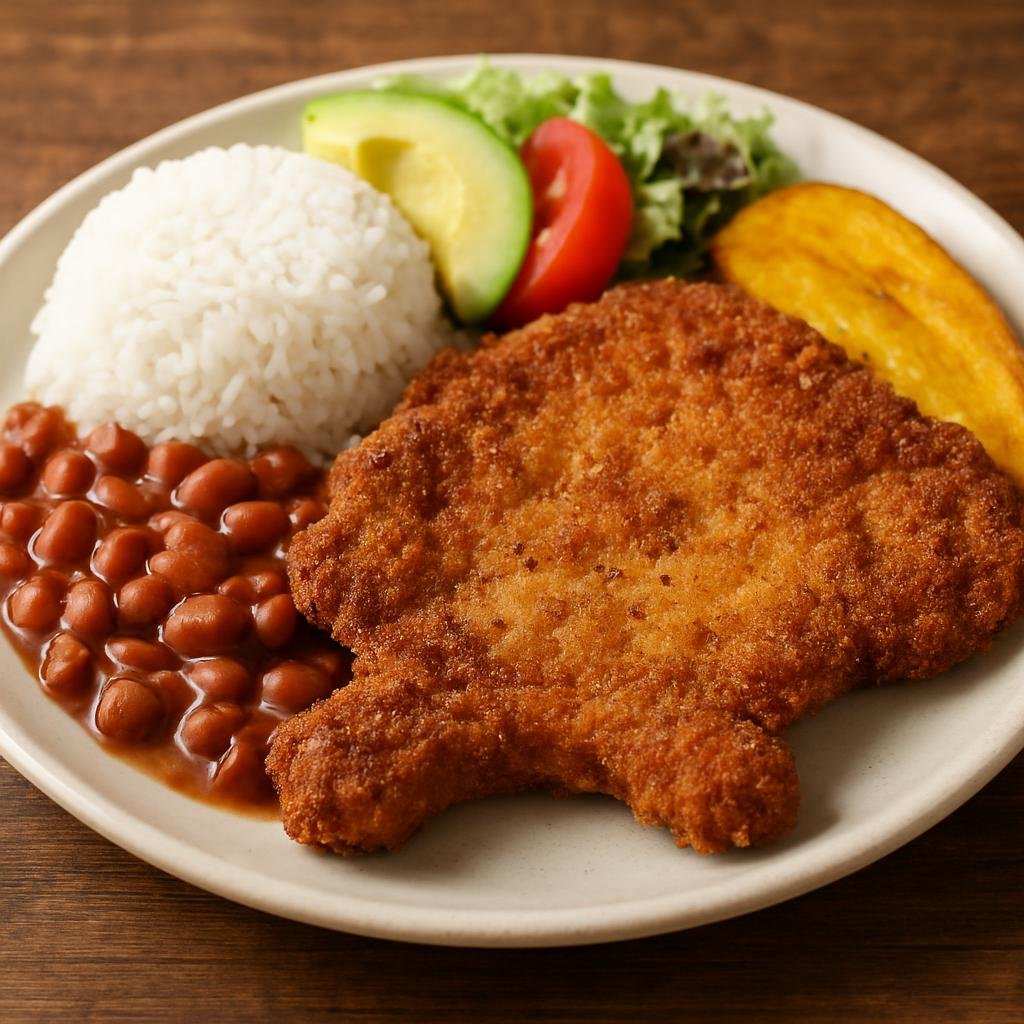 Entree: Colombia – Central Culinary Region – Chuleta Valluna (Breaded and pan-fried marinated pork chops in a Central Colombian style) recipe