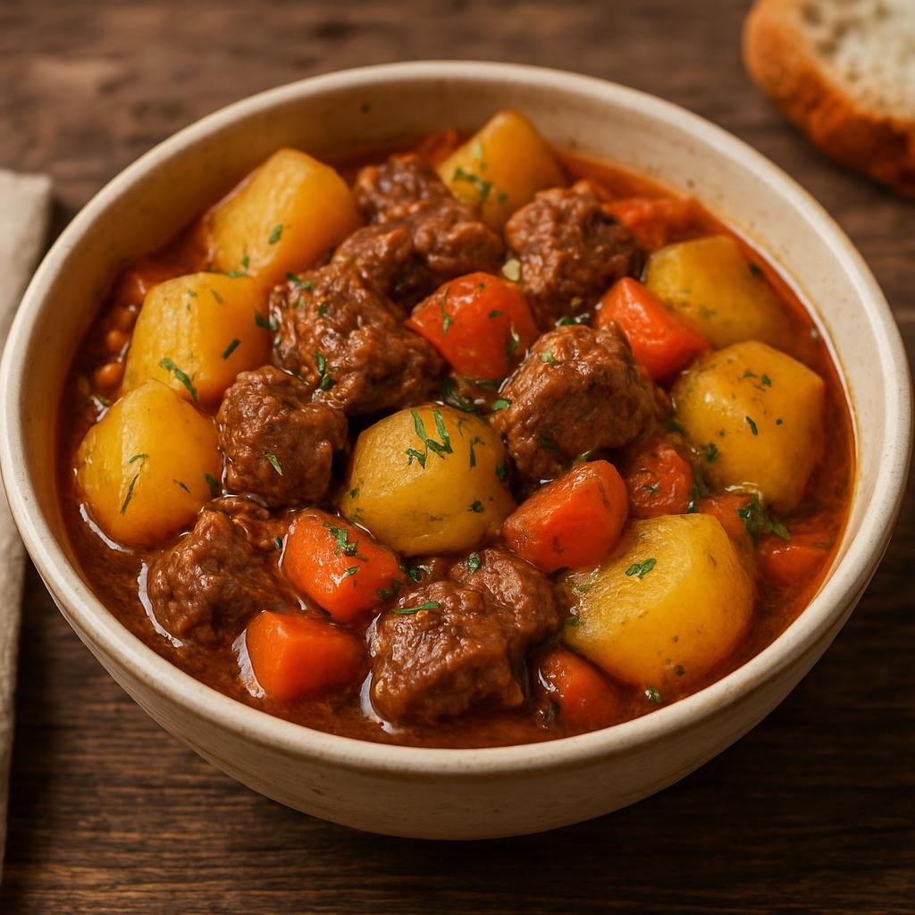 Entree: Russia – Eastern Siberia – Жаркое ➤ Zharkoye (Hearty Eastern Siberian braised meat and potato stew) recipe