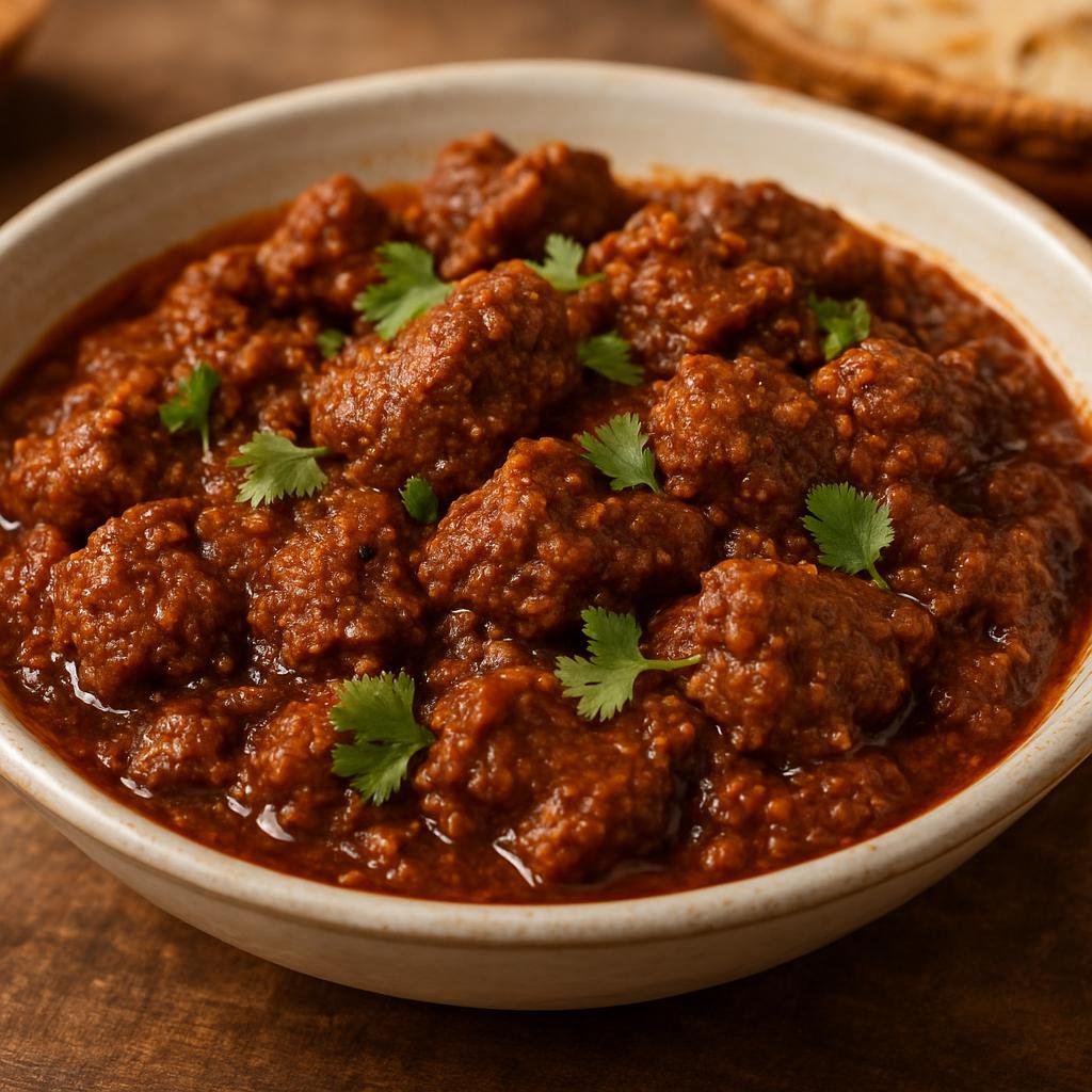 Entree: Pakistan – Lahore Street Food – بھنا گوشت ➤ Bhuna Gosht (Pan-seared spiced meat curry cooked down to a thick, caramelized masala) recipe