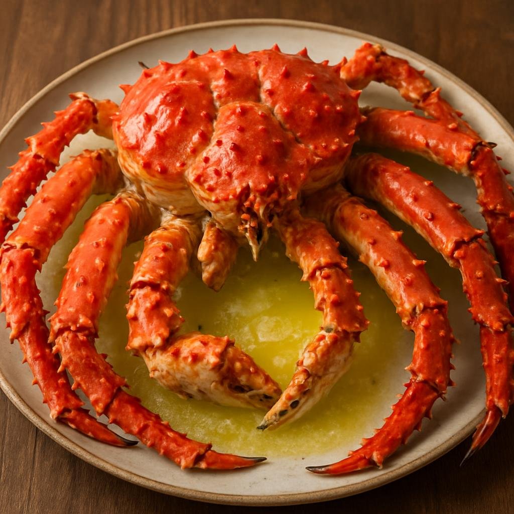 Entree: Russia – Far East Russia – Камчатский краб ➤ Kamchatskiy krab (steamed king crab with butter) recipe